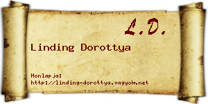 Linding Dorottya névjegykártya